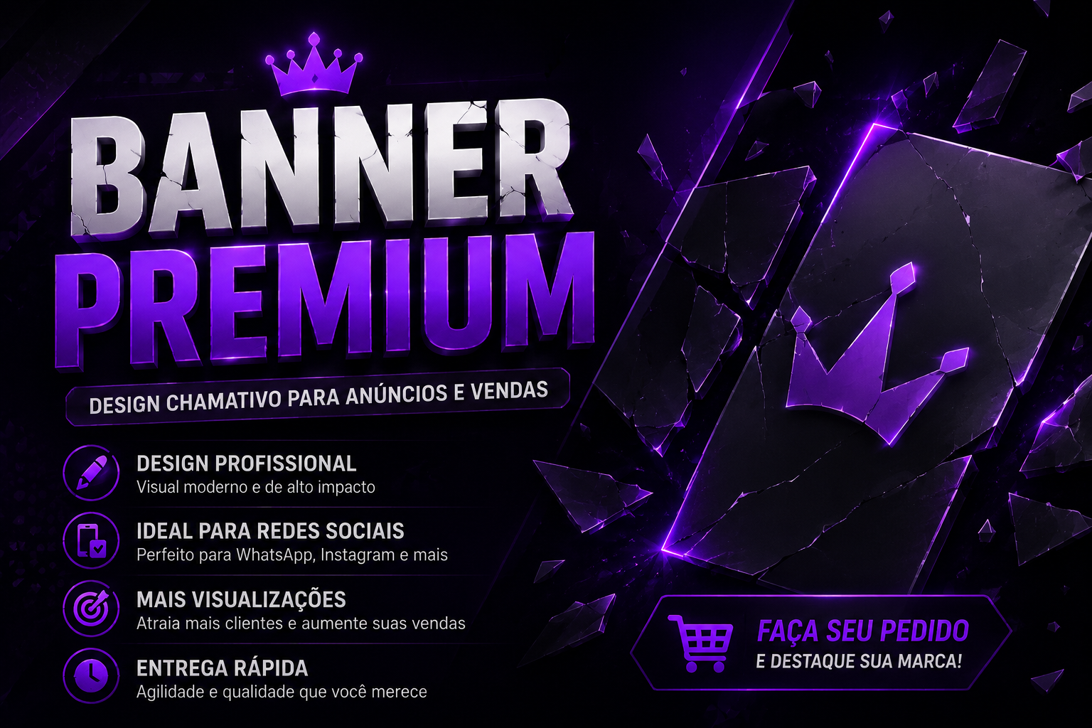 Banner Premium de Alto Impacto para Anúncios